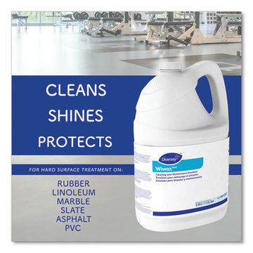 Diversey™ Wiwax Cleaning And Maintenance Solution, Liquid, 1 Gal Bottle, 4-carton freeshipping - TVN Wholesale